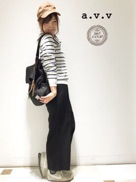 「Herschel Supply（ハーシェルサプライ）のアイテム」を使った、mio☻miloさん（レディース・156cm）の冬コーディネート