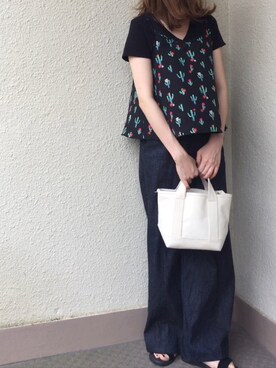 「sanuk（サヌーク）のアイテム（サンダル）」を使った、a☺︎iさん（レディース・166cm）の夏コーディネート