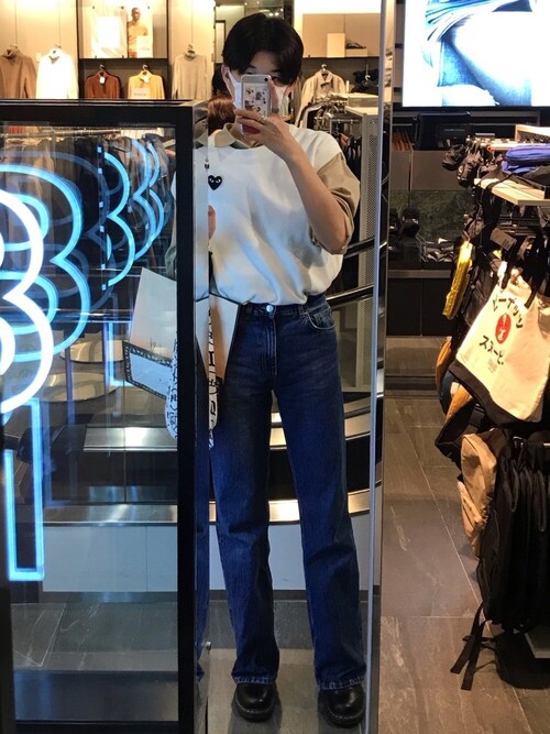 棺桶 Zaraのデニムパンツを使ったコーディネート Wear