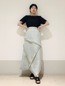 「kbf_ootd」｜なかさんさん（レディース・156cm）の春コーディネート