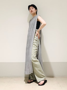「KBF+」｜「アイテム（アクセサリー）」を使った、なかさんさん（レディース・156cm）の夏コーディネート