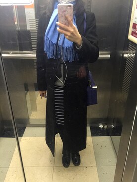 「H&M（エイチ・アンド・エム）のアイテム（ダウンジャケット/コート）」を使った、Vivian-Cさん（レディース・170cm）の冬コーディネート