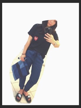「カウズ」｜リ– さん（レディース・155cm）の秋コーディネート