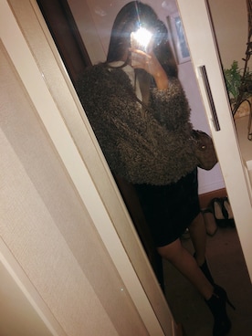 「GRL（グレイル）のアイテム（ノーカラージャケット）」を使った、마린さん（レディース・157cm）の秋コーディネート