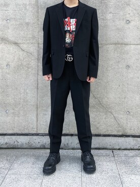 テーラードジャケットを使った Akira のメンズ人気ファッションコーディネート Wear
