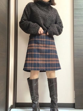 moeさん(レディース・150cm)の冬コーディネート