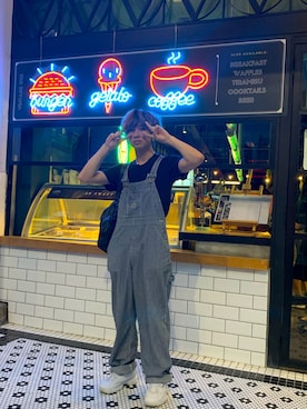 「Desigual（デシグアル）のアイテム（バッグ）」を使った、Ulu さん（メンズ・170cm）の夏コーディネート