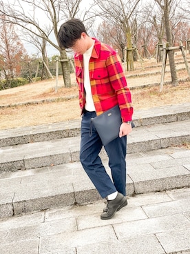 「Paul Smith（ポールスミス）のアイテム（ブルゾン）」を使った、ktymymさん（メンズ・181cm）の冬コーディネート