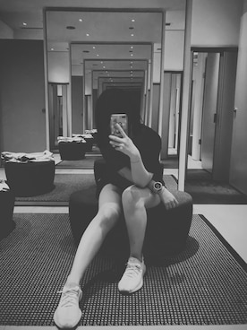 「SUPERMAN（スーパーマン）のアイテム」を使った、N桑迷路姬さん（レディース・162cm）の夏コーディネート