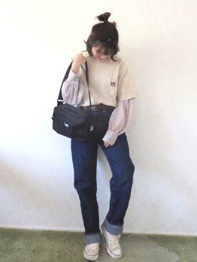 mihoさん（レディース・154cm）の春コーディネート