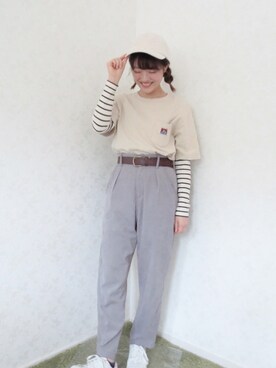 mihoさん（レディース・154cm）の春コーディネート