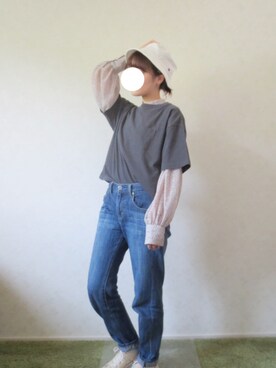 mihoさん（レディース・154cm）の春コーディネート