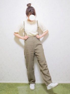 「e.r.g*（イーアールジー）のアイテム」を使った、mihoさん（レディース・154cm）の夏コーディネート