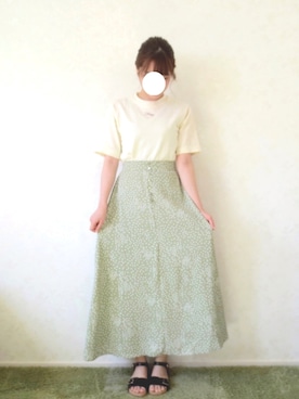 「e.r.g*（イーアールジー）のアイテム」を使った、mihoさん（レディース・154cm）の夏コーディネート