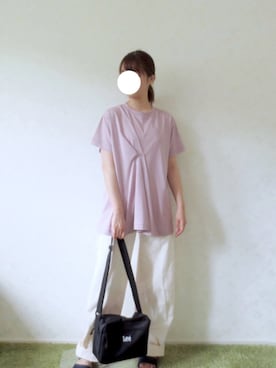 「e.r.g*（イーアールジー）のアイテム」を使った、mihoさん（レディース・154cm）の夏コーディネート