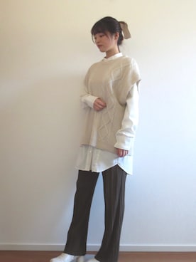 mihoさん（レディース・154cm）の冬コーディネート