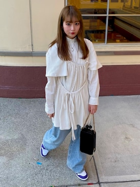 「リーバイス」｜aöさん（レディース・159cm）の春コーディネート