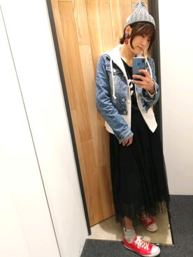 「AGNOST（アグノスト）のアイテム」を使った、yukaさん（レディース・158cm）の冬コーディネート