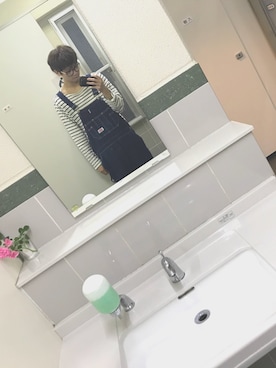 「no brand（ノーブランド）のアイテム（サロペット/オーバーオール）」を使った、さいとう なおきさん（メンズ・175cm）の夏コーディネート