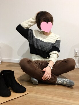 まる＊さん（レディース・164cm）の冬コーディネート