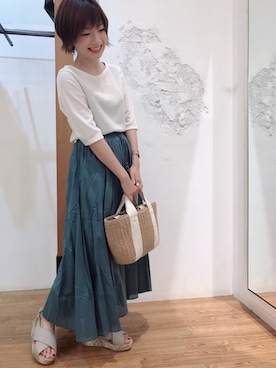 「初夏」｜sayaさん（レディース・156cm）の春コーディネート