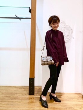 sayaさん（レディース・156cm）の秋コーディネート