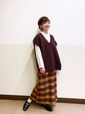 sayaさん（レディース・156cm）の秋コーディネート
