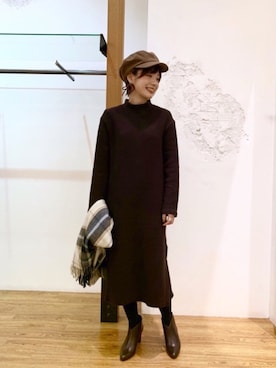 sayaさん(レディース・156cm)の冬コーディネート