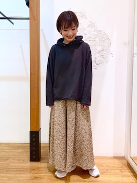 「スカーチョ」｜sayaさん（レディース・156cm）の春コーディネート