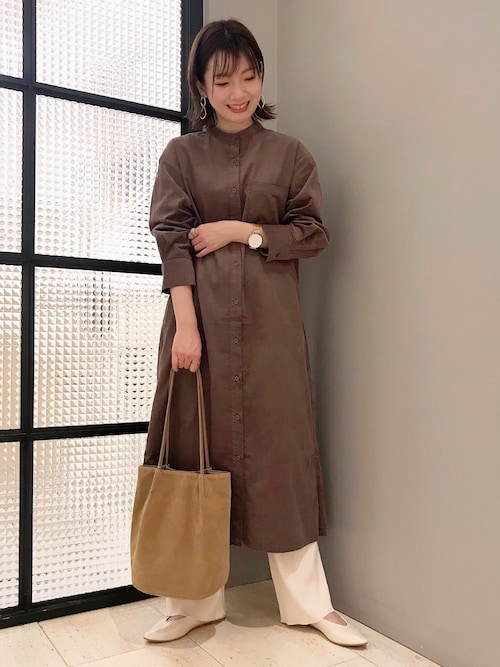 Lepsim イオンモール銚子sayaさんのシャツワンピースを使ったコーディネート Zozotown