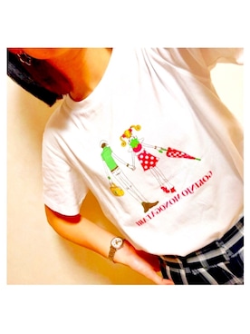 「G.V.G.V.（ジーヴィージーヴィー）のアイテム（スラックス）」を使った、chanta000mさん（レディース・161cm）の夏コーディネート