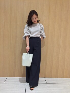 「Abahouse Devinette（ドゥヴィネット）のアイテム」を使った、yamaさん（レディース・157cm）の春コーディネート