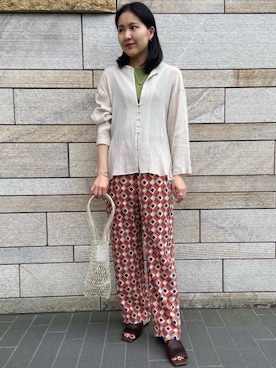 moneueharaさん（レディース・165cm）の夏コーディネート