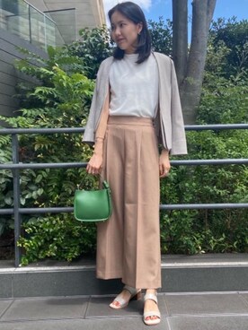 moneueharaさん（レディース・165cm）の夏コーディネート