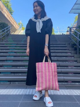 moneueharaさん（レディース・165cm）の夏コーディネート