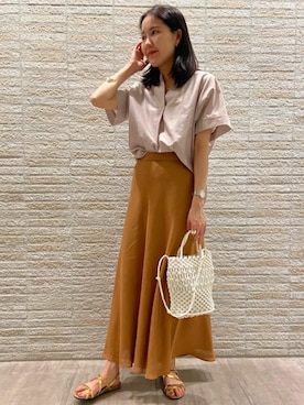 moneueharaさん（レディース・165cm）の夏コーディネート