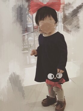 「wearhalloween2017」｜「アイテム（ワンピース/ドレス）」を使った、chipiさん（キッズ・80cm）の秋コーディネート