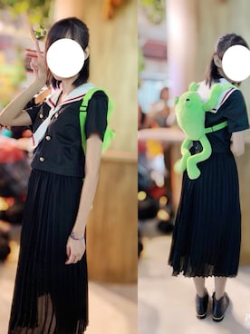 「ToAlice」｜レナさん（レディース・162cm）の秋コーディネート