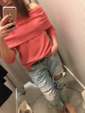 「試着」｜yukiさん（レディース・155cm）の冬コーディネート