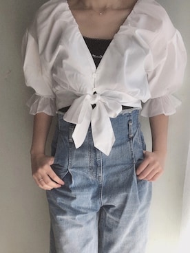 「アプレジュール」｜「アイテム（アクセサリー）」を使った、yukiさん（レディース・155cm）の春コーディネート
