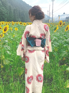 「お祭り」｜「アイテム（その他）」を使った、yukiさん（レディース・155cm）の夏コーディネート