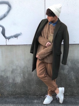 yutaさん（メンズ・168cm）の冬コーディネート