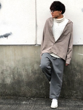 yutaさん（メンズ・168cm）の冬コーディネート