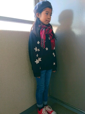 EMMAさん（キッズ・127cm）の秋コーディネート