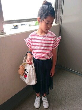 EMMAさん（キッズ・131cm）の春コーディネート