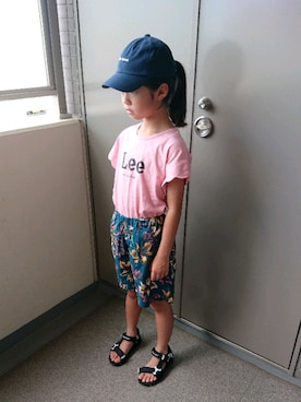 EMMAさん（キッズ・131cm）の夏コーディネート