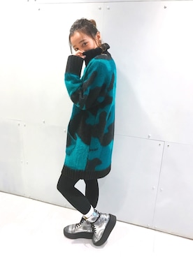 「新宿ルミネエスト」｜「アイテム（その他アウター）」を使った、Kurumi Takahashiさん（レディース・156cm）の秋コーディネート