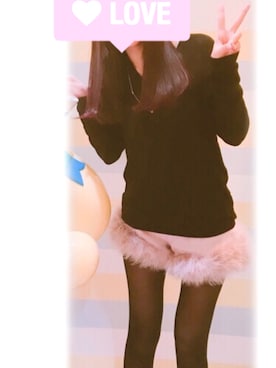「フェザー」｜「アイテム（腕時計）」を使った、かなたすさん（レディース・163cm）の冬コーディネート