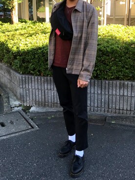 「417 EDIFICE（フォーワンセブンエディフィス）のアイテム（ブルゾン）」を使った、たくさん（メンズ・172cm）の秋コーディネート