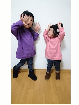 mio*mina*natsuさん（キッズ・100cm）の秋コーディネート